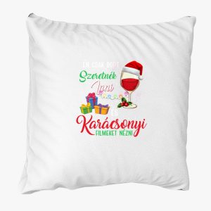 Karácsonyi filmek és bor párna