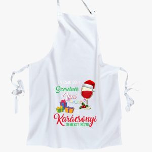 Karácsonyi filmek és bor kötény