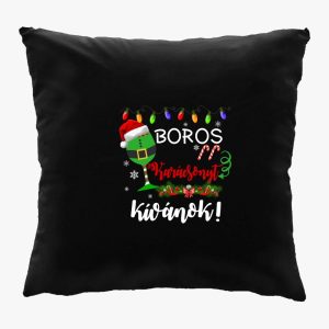 Boros karácsonyt kívánok párna