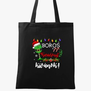 Boros karácsonyt kívánok vászontáska