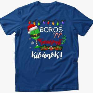 Boros karácsonyt kívánok póló