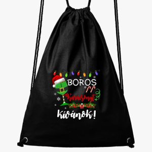 Boros karácsonyt kívánok tornazsák