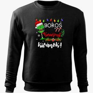 Boros karácsonyt kívánok belebújós pulóver