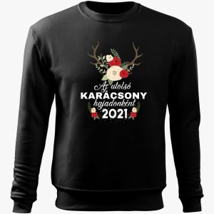 Utolsó karácsony hajadonként belebújós pulóver