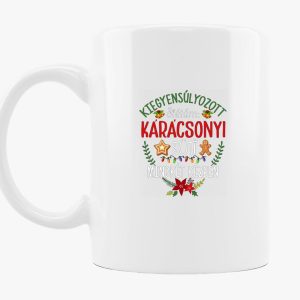 Karácsonyi diétázós bögre