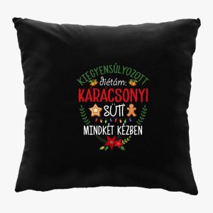 Karácsonyi diétázós párna