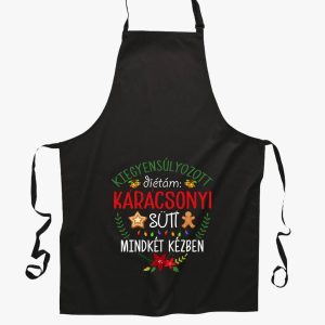 Karácsonyi diétázós kötény