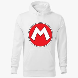 Mario Monogram kapucnis pulóver