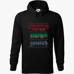 Christmas Things - Stranger Things kapucnis pulóver