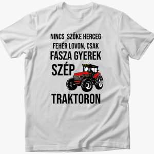 Traktoros faszagyerek póló