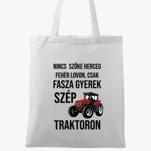 Traktoros faszagyerek vászontáska
