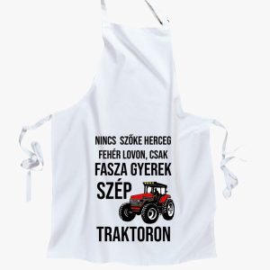 Traktoros faszagyerek kötény