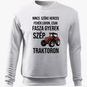 Traktoros faszagyerek belebújós pulóver