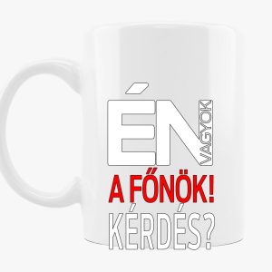 Én vagyok a főnök bögre