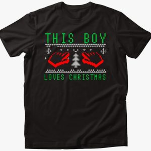This boy love Christmas póló