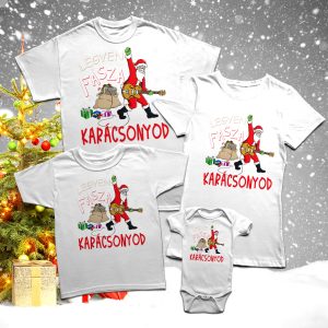Legyen fasza karácsonyod! karácsonyi családi pólószett